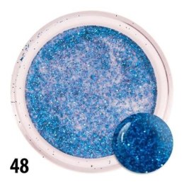 Akryl 48 kolorowy proszek akrylowy 4g niebieski brokat
