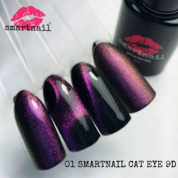 01 Smartnail Lakier hybrydowy Kocie Oko Cat Eye 9D 6ml