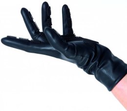 Rękawice silikonowe z włosiem do pielęgnacji i koloryzacji