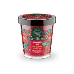 Organic Shop Body Desserts Strawberry Jam Deep Cleansing Body Scrub głęboko oczyszczający peeling do ciała o zapachu dżemu trusk