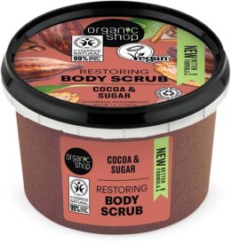 Organic Shop Organic Cocoa Sugar Body Scrub peeling do ciała o zapachu belgijskiej czekolady 250ml (P1)