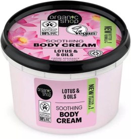 Organic Shop Organic Lotus 5 Oils Body Cream krem do ciała Indyjski Lotos 250ml (P1)