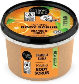 Organic Shop Organic Orange Sugar Body Scrub peeling do ciała o zapachu sycylijskiej pomarańczy 250ml (P1)