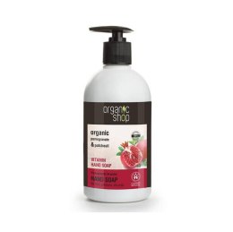 Organic Shop Organic Pomegranate Patchouli Vitamin Hand Soap witaminowe mydło do rąk 500ml (P1)