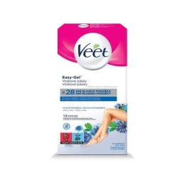 Veet Easy-Gel plastry z woskiem skóra wrażliwa 12szt (P1)