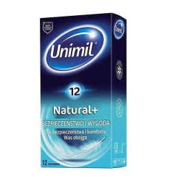 Unimil Natural+ lateksowe prezerwatywy 12szt (P1)