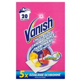 Vanish Color Protect chusteczki zapobiegające farbowaniu ubrań 20 prań (10 sztuk) (P1)