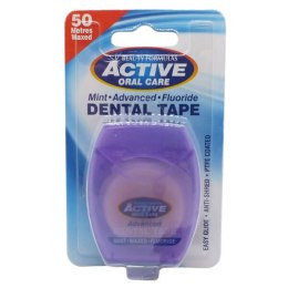 Active Oral Care Dental Tape taśma miętowa woskowana z fluorem 50 metrów (P1)