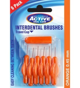 Active Oral Care Interdental Brushes czyściki do przestrzeni międzyzębowych 0.45mm 6szt. (P1)