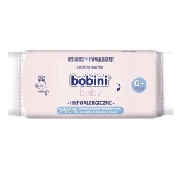 Bobini Bobini Baby hypoalergiczne chusteczki nawilżane dla dzieci i niemowląt 60szt (P1)