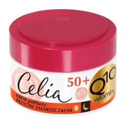 Celia Q10 Witaminy 50+ krem półtłusty przeciw zmarszczkom na dzień i noc 50ml (P1)