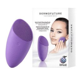Dermofuture Sonic Facial Cleansing Brush mini szczoteczka soniczna do oczyszczania twarzy fioletowa (P1)