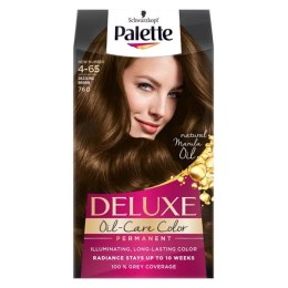 Palette Deluxe Oil-Care Color farba do włosów trwale koloryzująca z mikroolejkami 760 (4-65) Olśniewający Brąz (P1)