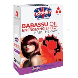 Ronney Babassu Oil Energizing Effect energetyzujący olejek do włosów farbowanych i matowych 15ml (P1)