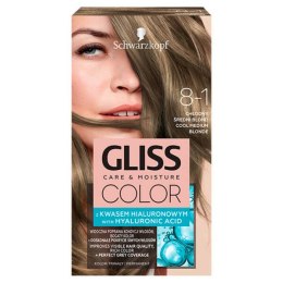 Schwarzkopf Gliss Color krem koloryzujący do włosów 8-1 Chłodny Średni Brąz (P1)