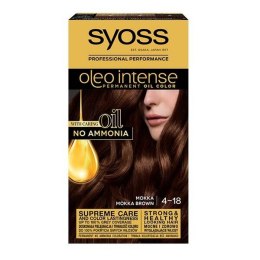 Syoss Oleo Intense farba do włosów trwale koloryzująca z olejkami 4-18 Mokka (P1)