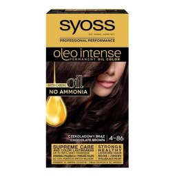 Syoss Oleo Intense farba do włosów trwale koloryzująca z olejkami 4-86 Czekoladowy Brąz (P1)