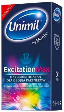 Unimil Excitation Max prezerwatywy 12szt (P1)