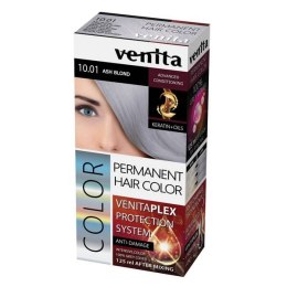 Venita Plex Protection System Permanent Hair Color farba do włosów z systemem ochrony koloru 10.01 Ash Blond (P1)