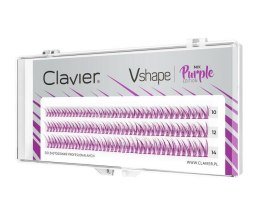 Clavier Vshape Colour Edition kępki rzęs Purple Mix (P1)