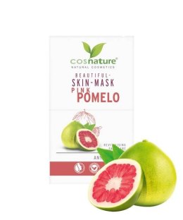 Cosnature Beautiful Skin-Mask naturalna upiększająca maska do twarzy z różowym pomelo 2x8ml (P1)