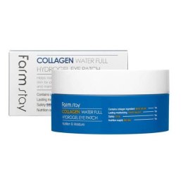 FarmStay Collagen Water Full Hydrogel Eye Patch kolagenowe hydrożelowe płatki pod oczy 60szt (P1)