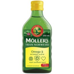 Möller's Tran Norweski suplement diety Cytrynowy 250ml (P1)