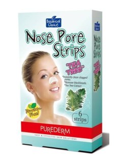 Purederm Nose Pore Strips Tea Tree oczyszczające plastry na nos 6szt. (P1)