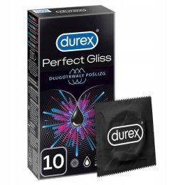 Durex Perfect Gliss długotrwały poślizg prezerwatywy 10 szt (P1)