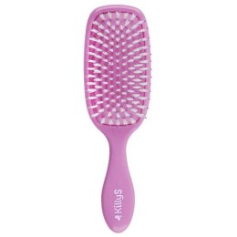 KillyS Hair Brush szczotka do włosów wysokoporowatych wzbogacona olejem z pestek malin Różowa (P1)