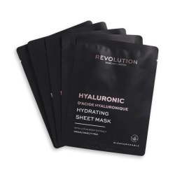 Revolution Skincare Hyaluronic Acid Hydrating Sheet Mask nawilżająca maseczka w płachcie z kwasem hialuronowym 5szt. (P1)