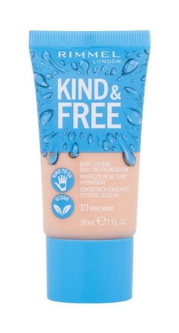 Rimmel London Podkład Bez ochrony SPF 10 Rose Ivory Kind Free Moisturising Skin Tint Foundation 30 ml (W) (P2)