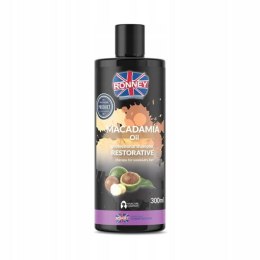 Ronney Macadamia Oil Professional Shampoo Restorative wzmacniający szampon do włosów suchych i osłabionych 300ml (P1)