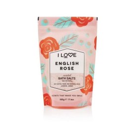 I Love Scented Bath Salts kojąco-relaksująca sól do kąpieli English Rose 500g (P1)