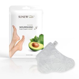 SunewMed+ Nourishing Foot Cream Mask regenerująca maska do stóp w formie skarpetek Awokado (P1)