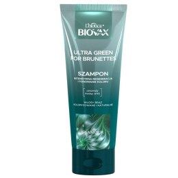 BIOVAX Glamour Ultra Green szampon do włosów dla brunetek 200ml (P1)