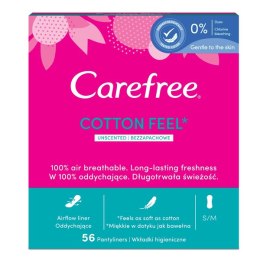 CAREFREE Cotton Feel wkładki higieniczne nieperfumowane Normal 56szt. (P1)