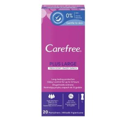CAREFREE Plus Large wkładki higieniczne Świeży Zapach 20 sztuk (P1)
