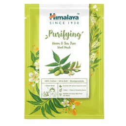HIMALAYA Oczyszczająca maska na tkaninie z neem i olejkiem z drzewa herbacianego 30ml (P1)