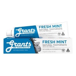 GRANTS OF AUSTRALIA Fresh Mint Natural Toothpaste With Tea Tree Oil odświeżająca, naturalna pasta do zębów bez fluoru 110g (P1)