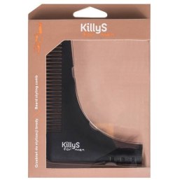 KILLYS For Men Beard Styling Comb drewniany grzebień do stylizacji brody (P1)