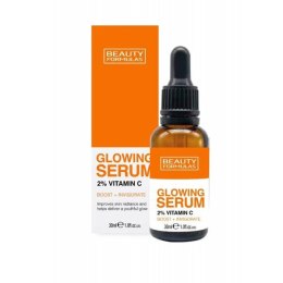 BEAUTY FORMULAS Glowing Serum 2% Vitamin C serum rozjaśniające 30ml (P1)