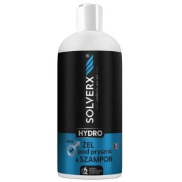 SOLVERX Hydro żel pod prysznic i szampon do włosów dla mężczyzn 400ml (P1)