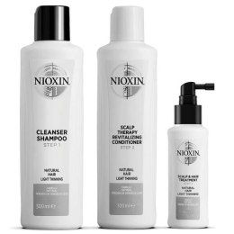 NIOXIN SET System 1 szampon do włosów 150ml + odżywka do włosów 150ml + kuracja 50ml (P1)