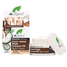 Virgin Coconut Oil Night Cream intensywnie odżywczy krem na noc do skóry suchej 50ml