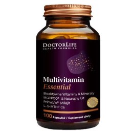 DOCTOR LIFE Multivitamin Essential bioaktywne witaminy minerały suplement diety 100 kapsułek (P1)