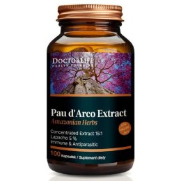 DOCTOR LIFE Pau Darco Extract ekstrakt z kory wewnetrznej 3750mg suplement diety 90 kapsułek (P1)