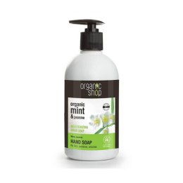 Organic Shop Organic Mint Jasmine Moisturizing Hand Soap nawilżające mydło do rąk 500ml (P1)
