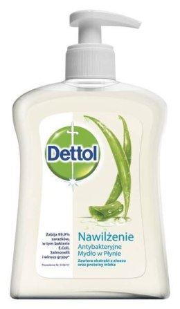 DETTOL Antybakteryjne mydło w płynie Aloes i Witamina E 250ml (P1)