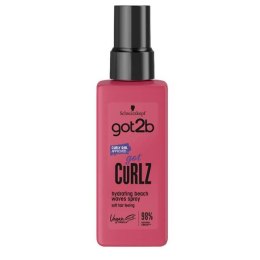 GOT2B Curlz spray do włosów nawilżający i zmiekczający włosy dla efektu plażowych fal 150ml (P1)